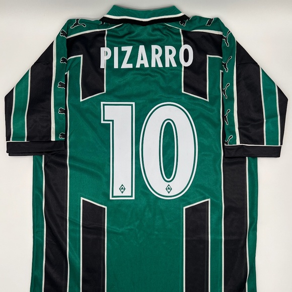 Pizarro #10 Werder Bremen 2000 Home ORIGINAL Puma VTG Rare Soccer Jersey (L) - Picture 1 of 9